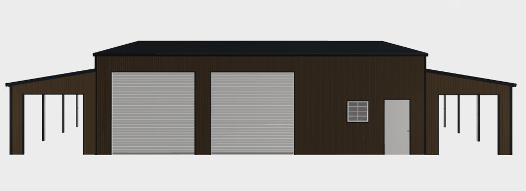 3d Mockup Metal Building contractor 