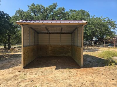 12x12x8 Loafing Shed