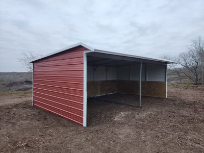 15x25x8 Loafing Shed