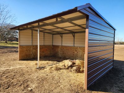 12x20x8 Loafing Shed - Image 4