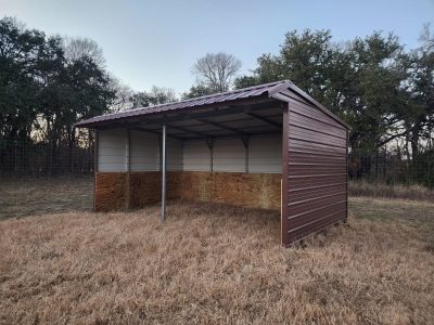 12x20x8 Loafing Shed - Image 3