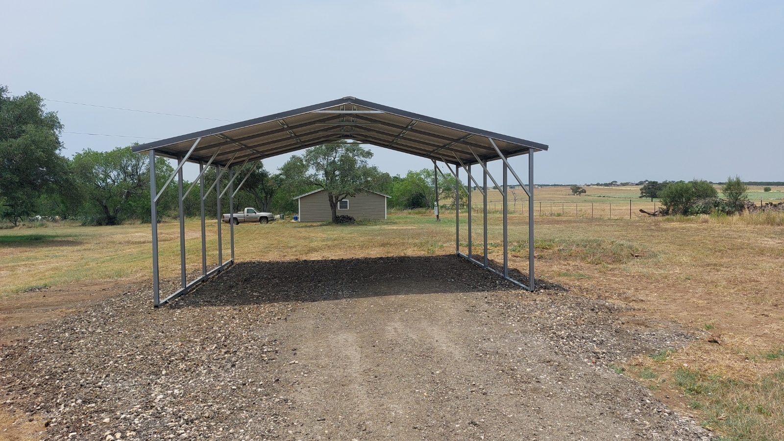 20x20x8 Carport - Leland's Metal Buildings | Metal Buildings for Sale