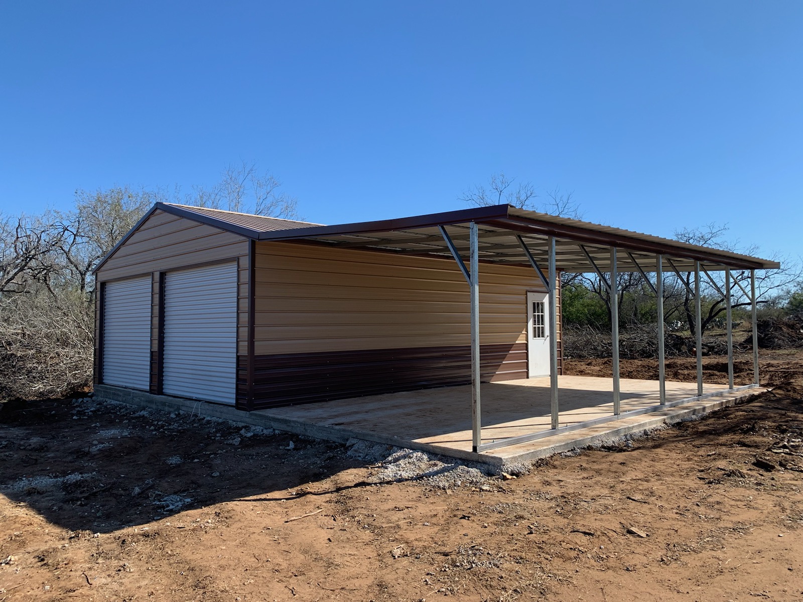 24x30x9 Garage - Leland's Metal Buildings | Metal Buildings for Sale