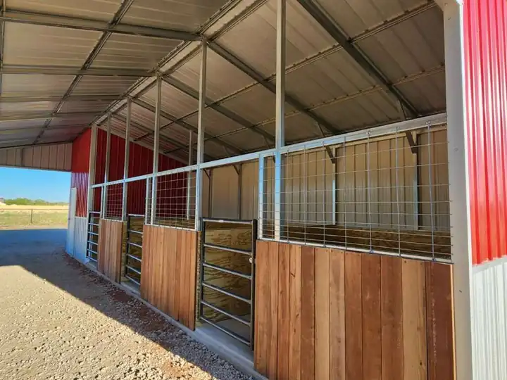 20x40x10 Texas Elite Loafing Shed - Image 3
