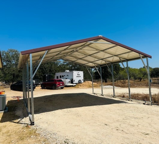 20x20x8 Carport - Leland's Metal Buildings | Metal Buildings for Sale