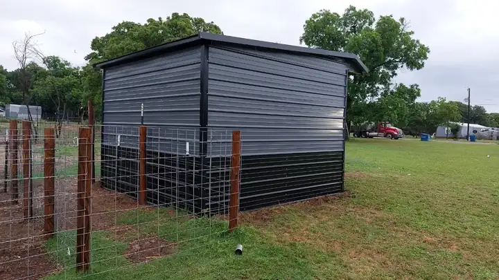 12x12x8 Loafing Shed - Image 4
